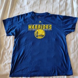 Golden State warriors blue tee